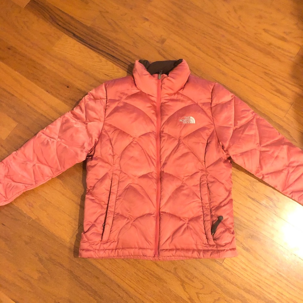 Women’s North Face 550 Puffer Coat Jacket Pink M